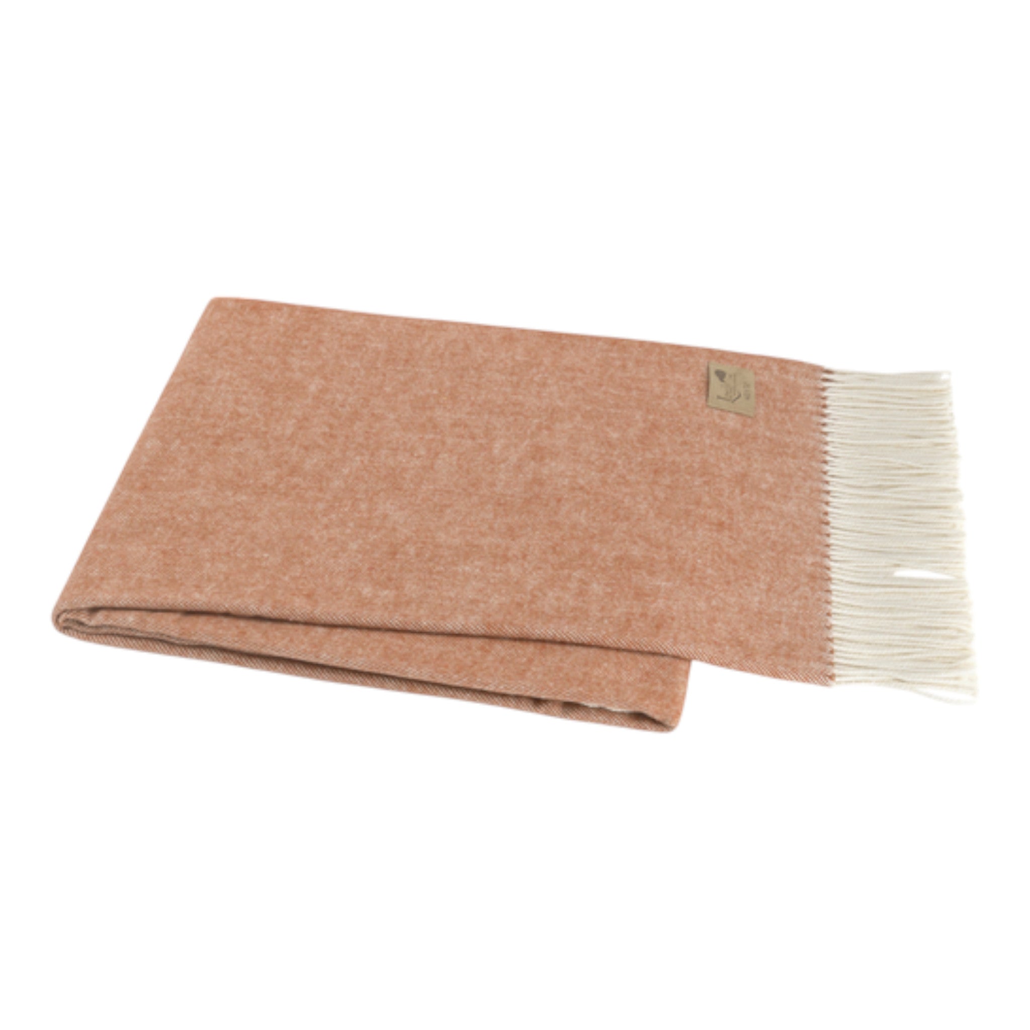 Copper Italian Herringbone Throw